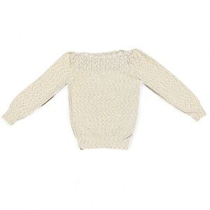 American Vintage Cream Boat Neck Sweater